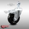 Service Caster 4 Inch SS Hard Rubber Swivel 12mm Threaded Stem Caster with Total Lock Brake SCC-SSTSTTL20S414-HRS-M1215 - alternate 1